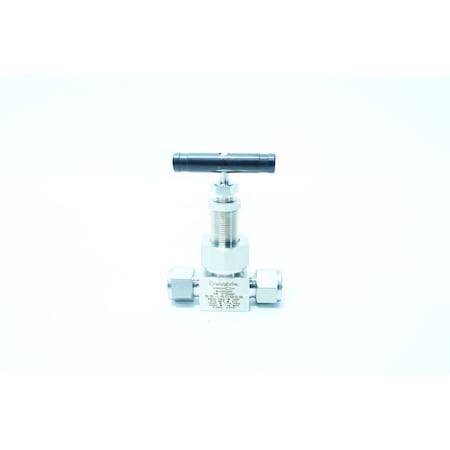 Swagelok Manual Tube Stainless 6000Psi 12In Needle Valve SS-6DBS8
